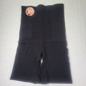 Shapermint Black All Day Every Day High Waisted Shaper Short #55021 Size XS/S